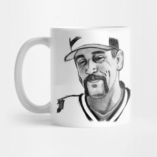 Aaron Rodgers Green Bay Sketch Mug